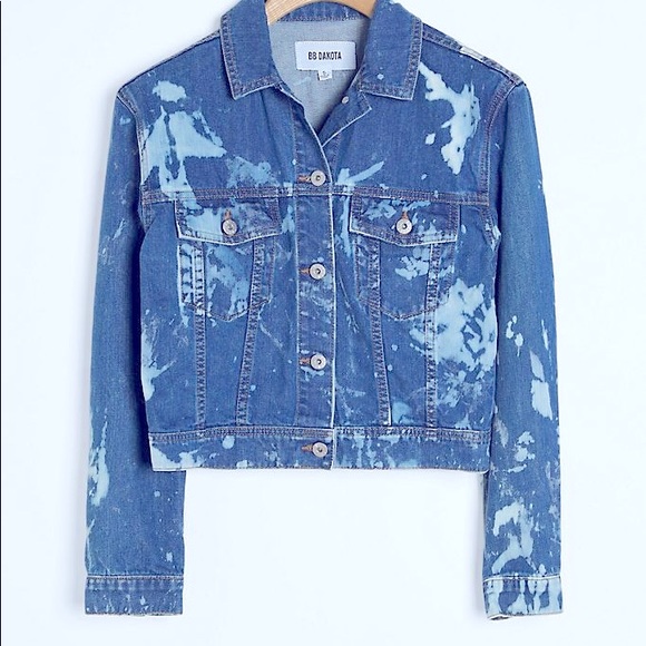 🆕{BB Dakota} Kane Light Acid Wash Denim Jacket - Picture 3 of 16